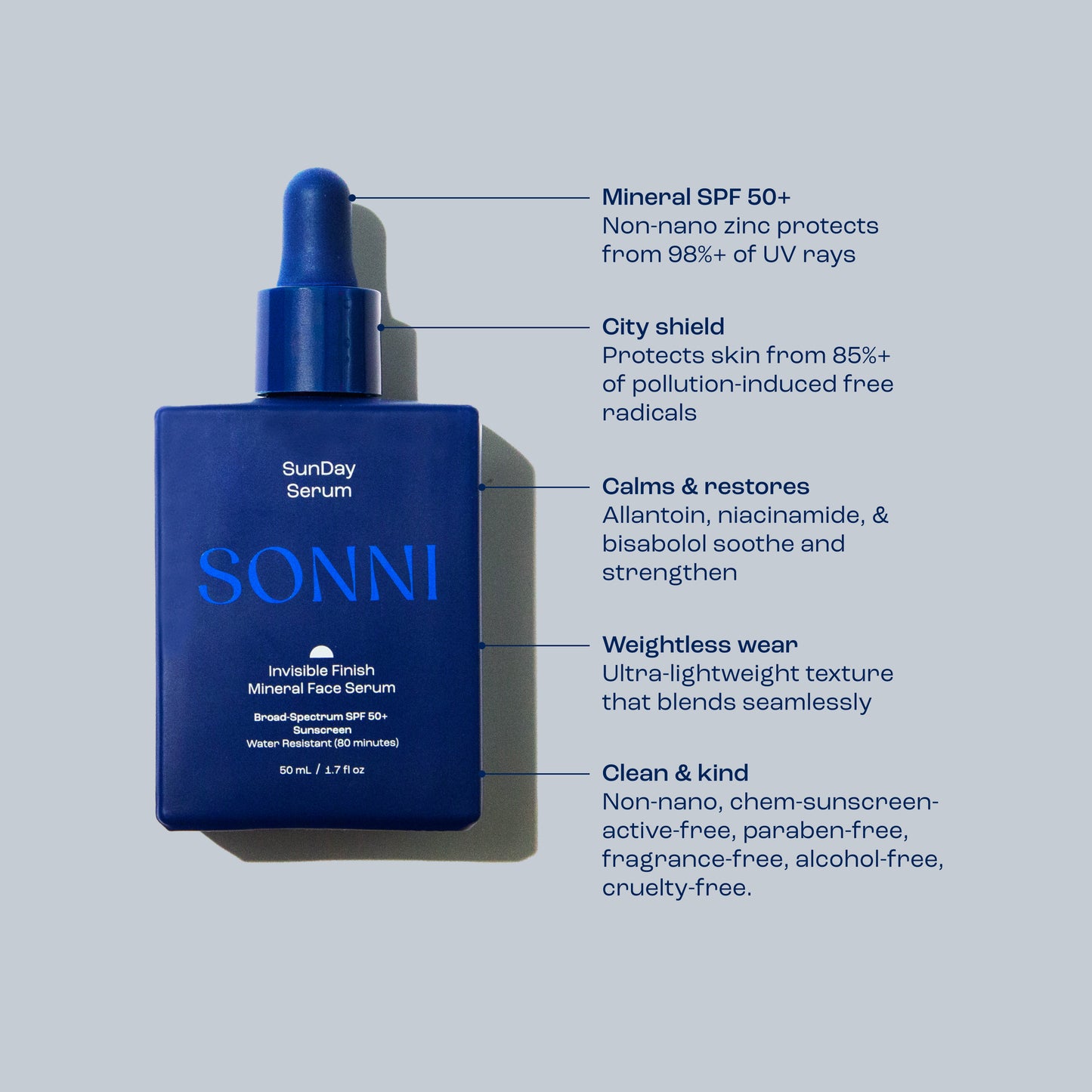 SunDay Mineral Serum SPF 50+