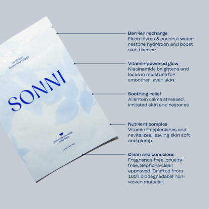 SunDown Restoration Electrolyte Sheet Mask